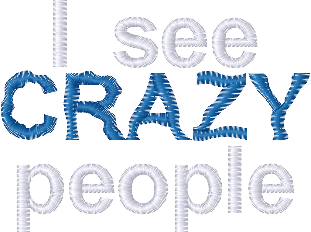 "I See Crazy People" Shirt (Customizable)